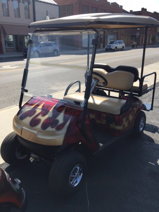 2014 EZGO 48v Golf Cart Custom Paint