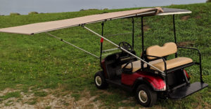 2015 EZGO TXT Custom Camping Awning Golf Cart