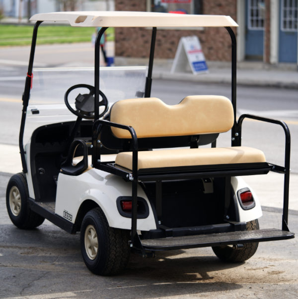 2014 EZGO Electric T48 White 4 Passenger Golf Cart